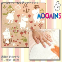 日本進口 MOOMIN 嚕嚕米 地毯/地墊 185x185cm 《 柔軟細緻 》★ 夢想家精品生活家飾 ★