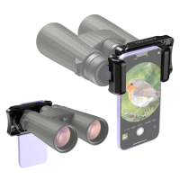 APEXEL Telescope Phone Adapter for Monoculars Binoculars Microscope with 23mm-50mm Eyepiece Diameter Adjustable