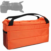 Photo Bag Insert Padded Camera Bag DSLR Partition Protection Case With Cover &amp; Handle Zaino Fotografico Camera Insert Bag