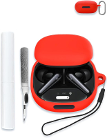 Case for Soundcore Liberty 4 Pro by Anker Noise Cancelling Wireless Earbuds WUNIAK Soft Silicone  Po