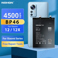 NOHON BP46 Battery for Xiaomi Mi 12 11 11T 10T Pro 10 K30S Ultra 9 8 SE Lite CC9 6X BM3L BM4X BM4N BM55 BM58 BM53 Bateria