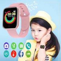 Smart Watch for Kids Bluetooth Digital Electronic Message Reminder Heart Rate Sport Bracelet Connected Watches Child Smart Clock