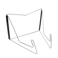 Steel Wire Portable Reading Frame Folding Bookend Music Stand Reading book Holder Stand Foldable Adjustable Angle Book Stand