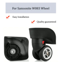 For Samsonite W083 Nylon Luggage Wheel Trolley Case Wheel Pulley Sliding Casters Universal Wheel Repair Slient Wear-resistant