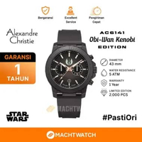 Jam Tangan Pria Alexandre Christie X Star Wars AC 6141 MC ROB-1 Obiwan Kenobi Edition Limited Editio
