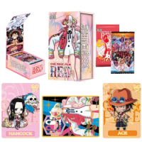 4BOX One Piece Limited Gift Collection Booster Box Set Gilt Enamel Limited Number MR Dazzle Perspective Thick Playing Cards