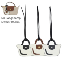 Cute Small Bag of Cowhide Pendant Cute Mini Pendant for Longchamp Mini Bag Accessories