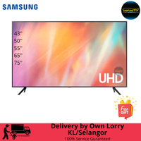 [Delivery KL/Selangor] Samsung AU7000 43" 50" 55" 65" 75" UHD 4K Smart TV UA50AU7000