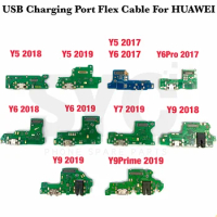 1Pcs New USB Charging Port Dock Plug Connector Charger Board Flex Cable For HuaWei Y9 Y7 Y6 Pro Y5 Lite Prime GR5 2017 2018 2019