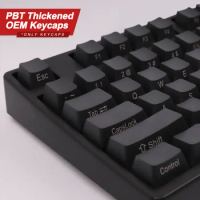 Mechanical Keyboard Keycaps Black PBT OEM Profile Height 108 Keys for 61 87 104 Keyboard GK61 SK61 Anne Pro 2