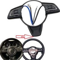 For Suzuki Swifts Jiminy XL7 2019 Car Cruise Control Buttons Multi-functional Steering Wheel Music V