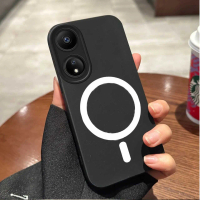 LA-Casing For OPPO A78 5G Phone Case silicon Mate Casing Angle Eyes Pro Camera New Design With magne