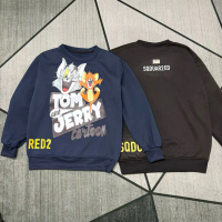 (Deal mở bán) ÁO NỈ TOM AND JERRY LOGO SẮT BOY PHỐ XU HƯỚNG 2025. BỘ ÁO NỈ ĐÊ ÉT TOM JERRY LOGO SẮT 