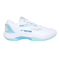VICTOR 女專業羽球鞋-4E-訓練 運動 羽毛球 U型楦 勝利 寬楦 A391-A 白藍