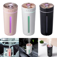 270ML Mini Air Humidifier USB Mute Essential Oil Diffuser Portable Large Spray Car Mist Maker with LED Night Lamp Diffuser
