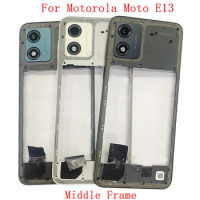 Middle Frame Center Chassis Phone Housing For Motorola Moto E13 Frame Cover Repair Parts