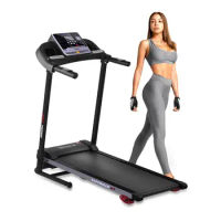 2024 New Folding Treadmill - Foldable Home Fitness Equipment with LCD for Walking &amp; Running