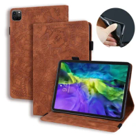 Tablet for Funda iPad Pro 11 2020 Case Embossed Leather Wallet Cover For iPad Pro 11 2020 Case Coque + Gift