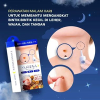 Tsubuporon Night Pack - Membantu mengangkat kutil di area wajah dan leher