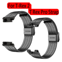 Bracelet For Amazfit T-Rex 2 Metal Stainless Steel Strap For Amazfit T Rex Pro/T Rex2 Wrist Band for Amazfit t-Rex pro Watchband
