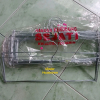 HANGER JILBAB / HANGER KERUDUNG KAWAT / HANGER JILBAB 5 susun / GANTUNGAN KERUDUNG AWET KUAT TAHAN L