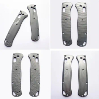 2024 NEW Custom Titanium Made Knife Handle Scales For Genuine Benchmade Bugout 535 Knives Grip DIY Making Accessories Part Patch