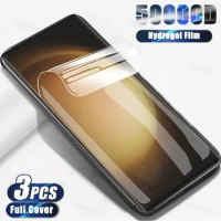 3Pcs Hydrogel Film For Samsung S10 S9 S8 S20 S21 S22 S23 Plus Screen Protector for Note 20 Ultra 10 Plus