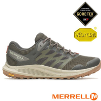 【MERRELL】男 NOVA 3 GORE-TEX防水輕量越野健行鞋.登山鞋_ML067593 橄欖綠