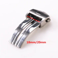 18 20 Mm Watches Accessories For TAG HEUER Carrera Series Strap Man Watch Butterfly Buckle Stainless Steel Watch Buckle