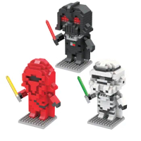 LBOYU Particle Assembled MINI Building Blocks White Soldier Black Soldier Forbidden Army Boy puzzle block toys Gift