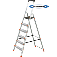 美國Werner穩耐安全梯-L236R-2 鋁合金寬踏板6階梯 大平台 鋁梯 A字梯 梯子 /組 (出貨後即無法退換貨，請下單確認好尺寸規格)