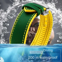 22mm High Quality Rubber Strap for Swatch X Blancpain Fifty Fathoms Fashion Diving Sport Replacement Watch Band With Tools