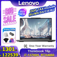 Lenovo 2023 Thinkbook 16p Laptop Intel i7-13700H 2.40GHz RTX4060 8GB 16GB RAM 512GBSSD 16-inch 2.5K IPS Screen Computer Notebook