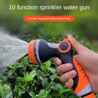 Multifunction High Pressure Water Gun Water Spray Gun Washing Car 10 Modes Garden Water Gun For Cleaning Garden Buildings
