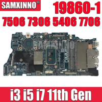SAMXINNO 19860-1 Mainboard For DELL Inspiron 7506 7306 5406 7706 Laptop Motherboard I3-1115G4 I5-1135G7 I7-1165G7 CPU CN-03NRG2
