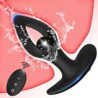 10 Modes Wireless Remote Control Vibrating Anal Butt Plug Vibrator Masturbator For Adult Women Men Gay Massager Sex Toys