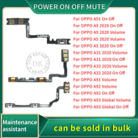 Power ON OFF Mute Switch Control Key Volume Button Flex Cable For OPPO A93 Global A92 A91 A33 A31 A5 A9 2020