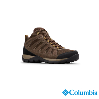Columbia 哥倫比亞官方旗艦 男款-REDMOND™Omni-Tech防水高筒登山鞋-深棕(UBM08330AD/HF)