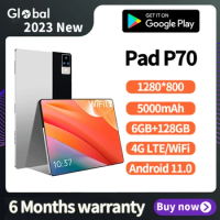 Global Tab Original 2023 New 10.1 inch Tablets Android 11 Dual SIM Card 4G LTE Network WiFi 6GB RAM 128GB ROM Learning Tablet PC