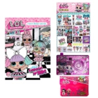หนังสือ L.O.L.SURPRISE! FASHION WEEK พร้อมสติ๊กเกอร์ กล้อง และกระเป๋า
