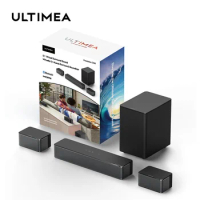 ULTIMEA Poseidon D50 - 5.1 Surround Soundbar, 3D Surround Sound System, Soundbar for TV sets with Subwoofer and Rear Speakers