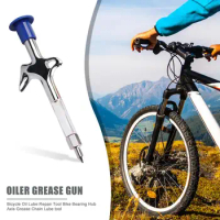 Durable Bicycle Grease Gun Multi-function Aluminum Bicycle Lubricant Grease Gun for Mountain MTB Bike Repair Service Tools