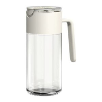 內地直送 - 【重力自動油壺】玻璃調味瓶 廚房家用不掛油油瓶 智慧開合壺嘴 防漏防滴設計 大容量醬油醋瓶 易清洗寬口瓶