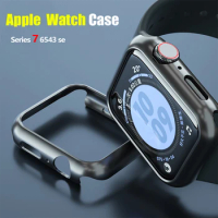 Cover For Apple Watch Case 7 45mm 41mm 45 mm Accessories PC Protector bumper iWatch series 6 se 5 4 3 44mm 40mm 42mm 38mm Case