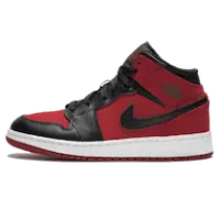 AIR JORDAN 1 MID GYM RED BLACK GS
