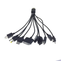 new 1pcs 10 in 1 Micro USB multi Charger usb cables for mobile phones cord for LG KG90 SAMSUNG Sony phone