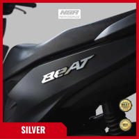 NSA 2PCS EMBLEM 3D LOGO TIMBUL MOTOR HONDA BEAT GOLD & SILVER BERKUALITAS DAN MUDAH DIPASANG 1 SET K