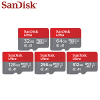 Original SanDisk Memory Card 256GB 512GB Ultra Micro SD Card 32GB 64GB 128GB High Speed Class 10 A1 TF Card UHS-I Microsd Card