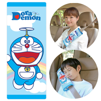 【Doraemon 哆啦A夢】大安全帶護套/靠枕(笑臉款)