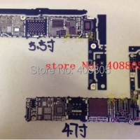 35pcs/lot Motherboard Bare Main Logic Board For iPhone 6 4.7" 6 plus 5.5" 4 4S 5C 5S 5G Without any IC Parts empty motherboard